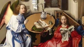 Workshop of Campin Annunciation Triptych Merode Altarpiece [upl. by Bodrogi]