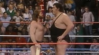 quotHacksawquot Jim Duggan vs Andre the Giant June 4 1988 [upl. by Lida]