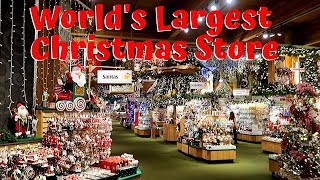 Bronners The Worlds Largest Christmas Store in Frankenmuth Michigan [upl. by Bobbi]