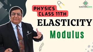 Class 11th – Elasticity – Modulus  Elasticity  Tutorials Point [upl. by Thorstein556]