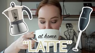 HOW TO MAKE A quotLATTEquot AT HOME moka pot  frother [upl. by Aneehsor]