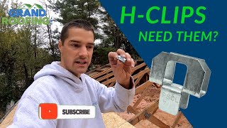 Roof decking H clip what is an H clip and why they are so important  Time laps and drone montage [upl. by Massimiliano]