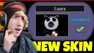 HOW TO UNLOCK NEW LAURA SKIN Secret Skin  Piggy BOOK 2 CHAPTER 11 [upl. by Coumas]