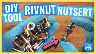 DIY Rivnut Nutsert TOOL  HOW TO Easy Guide [upl. by Arreip]