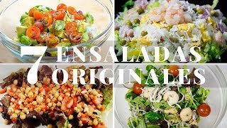 7 Ensaladas Originales y Fáciles 😍 [upl. by Sosna]