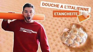 Douche à lItalienne  Étanchéité SPEC  Natte [upl. by Joella]