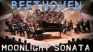 Beethoven  Moonlight Sonata  Berliner Philharmonie  Piano amp Orchestra [upl. by Ahsenik480]