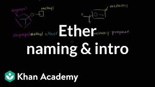 Ether naming and introduction  Organic chemistry  Khan Academy [upl. by Kloman]