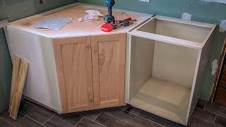 How I made a Kitchen Corner Cabinet  NewAir G73 Review [upl. by Sualkin]