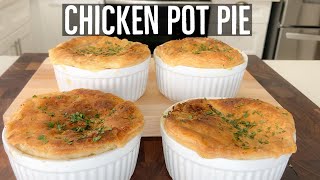 Mini Chicken Pot Pies with Puff Pastry [upl. by Lindblad]