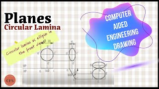 Circular lamina as ellipse in the front view [upl. by Hares997]