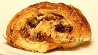 Danish Pastry Rolls Recipe  With Custard Pecans amp Dry Fruit [upl. by Sammer]