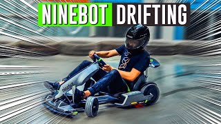 Drifting the SegwayNinebot Gokart Pro PART 2  Review [upl. by Elleivad900]