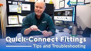 How to Fix Leaking QuickConnect Fittings [upl. by Kelcy]