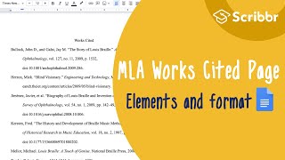 MLA Works Cited References and Formatting  Scribbr 🎓 [upl. by Cristiona371]