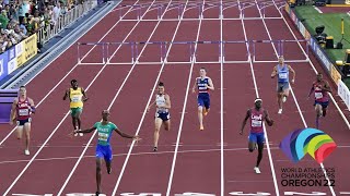 2022 World Track amp Field ChampionshipsMens 400M Hurdles [upl. by Naes]