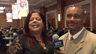 Aaron Donalds Parents at 2013 Bronko Nagurski Trophy Ceremony  PittLiveWire [upl. by Sevein]