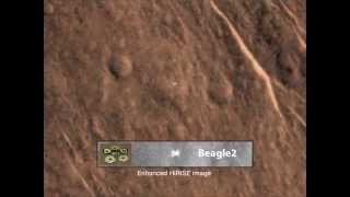 Found Mars Orbiter Locates Beagle 2 Lander [upl. by Jonina34]