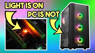 PC Wont Turn On But Motherboard Light Is On  Ebuyer Prebuilt Gaming PC NEGLIGENCE [upl. by Aneehsak840]