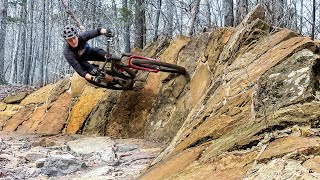 BEST TRAIL EVER Mountain Biking Fitzgerald Mountain in Springdale Arkansas [upl. by Oinafipe]