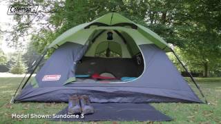 Coleman® Sundome 4 Person Tent  EN [upl. by Milt]