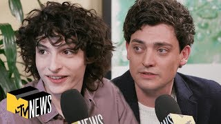 Finn Wolfhard amp Aneurin Barnard On ‘The Goldfinch’  MTV News [upl. by Sontag]