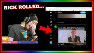 I TROLLED KreekCraft LIVE Rick Roll [upl. by Lister]