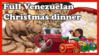 My first ever Venezuelan Christmas dinner in Europe  Full recipes and cooking times also Hot Wine [upl. by Hum370]