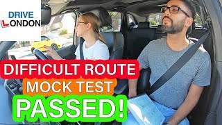 UK Driving test  Roundabout Route PASSED  Automatic Learner Driver Mock Test  Isleworth 2019 [upl. by Aicilat]