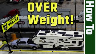 5th Wheel Towing How to Weigh and Why its important Step by Step 4K [upl. by Llirpa]