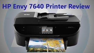 HP 7640 Printer Review and Setup [upl. by Aratal]