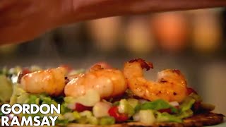 Gordon Ramsays Prawn Tostadas [upl. by Conlin]