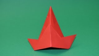 Cómo hacer un sombrero de papel usando origami [upl. by Anoik]