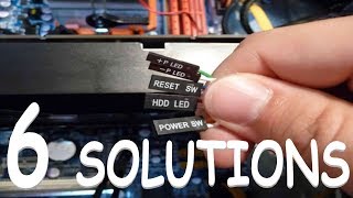 HOW TO FIX COMPUTER TURN ON THEN TURN OFF IMMEDIATELY  CPU FAN SPINNING  2019 [upl. by Ahsatsan]