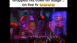 Flashback Bobby Brown Drops His Coke on Live Television [upl. by Chucho]