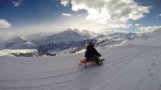 Grindelwald Schlittelbahn  Big Pintenfritz  Longest Sledding  Sledging Run in the World [upl. by Adnale]