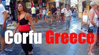 Exploring CORFU GREECE A Tour of the Beautiful Old Town [upl. by Nosloc26]