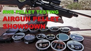 RWS Pellet Testing  22 CAL AND 177 CAL  AIRGUN PELLET SHOWDOWN [upl. by Meredith922]