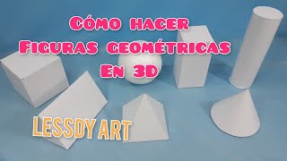 como hacer cuerpos geométricos [upl. by Monreal931]