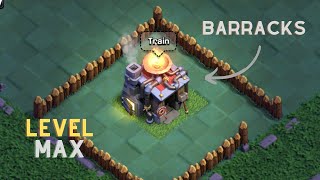 Barracks  Upgrade Level 1 to Max  Builder Base  Clash of Clans  Clash Cuts [upl. by Papotto725]