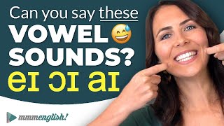 Pronunciation Practice 👄 Difficult Vowel Sounds DIPHTHONGS [upl. by Aneed]