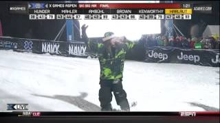 Henrik Harlaut Nose Butter Triple Cork 1620 Wins Gold Ski Big Air Winter X Games Aspen 2013 [upl. by Loar523]