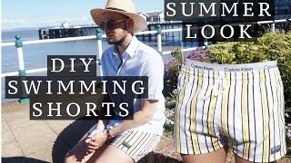 DIY  Swimming Shorts  Summer Outfit  Josh Barnett [upl. by Alyar]