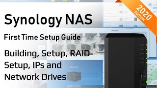 Synology NAS Setup Guide 2020  Build Setup RAID Volumes IP and Shared Folders [upl. by Noby729]