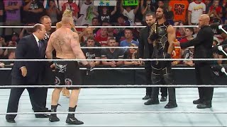 Brock Lesnar vs Seth Rollins  Brock Lesnar Destroyed Cameraman  WWE RAW [upl. by Nerua23]