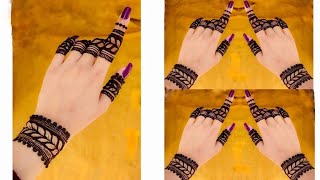 Latest Mehndi design For eid 2021  Mehndi designs 2021  Hennabysid [upl. by Yadrahs]