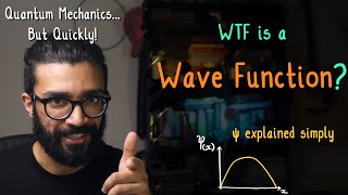 Wave Functions in Quantum Mechanics The SIMPLE Explanation  Quantum Mechanics But Quickly [upl. by Eelrahc294]