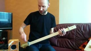 Electric Diddley Bow Canjo One String Guitar [upl. by Tarttan900]