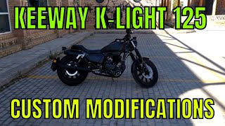 Benelli Keeway KLight 125 202 Custom modifications [upl. by Nitniuq]