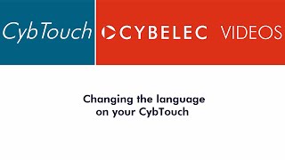 Changing language on CybTouch [upl. by Stefan763]